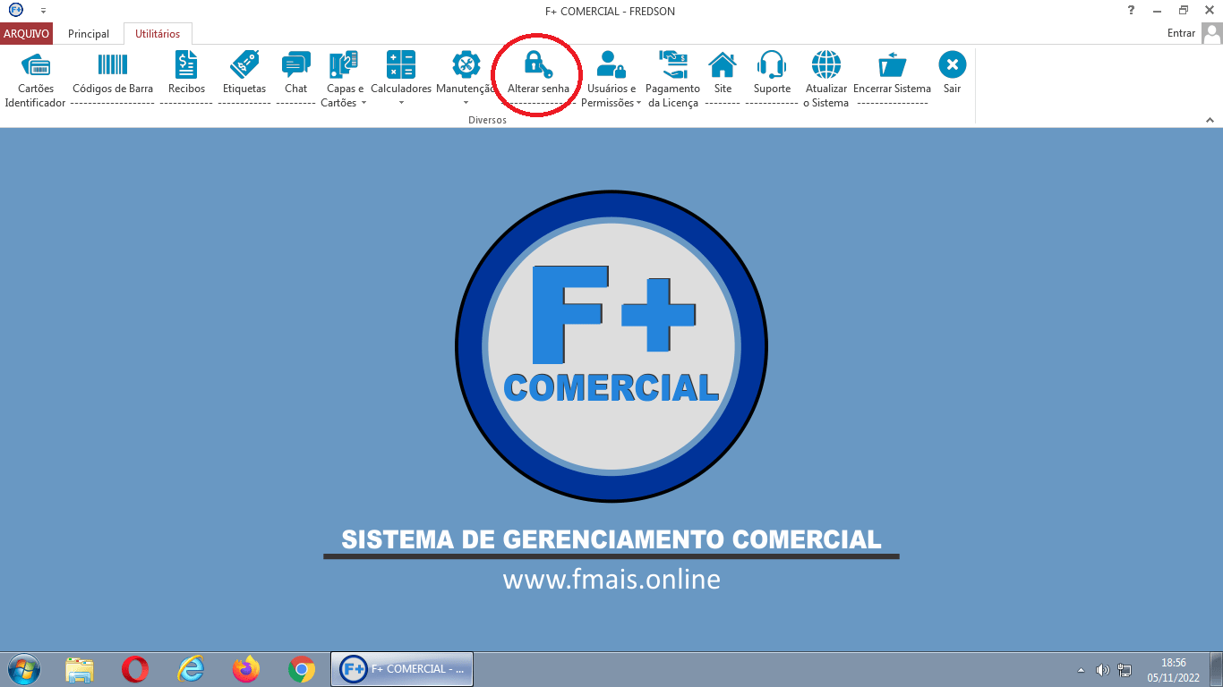 Alterando a Senha Alterando a Senha