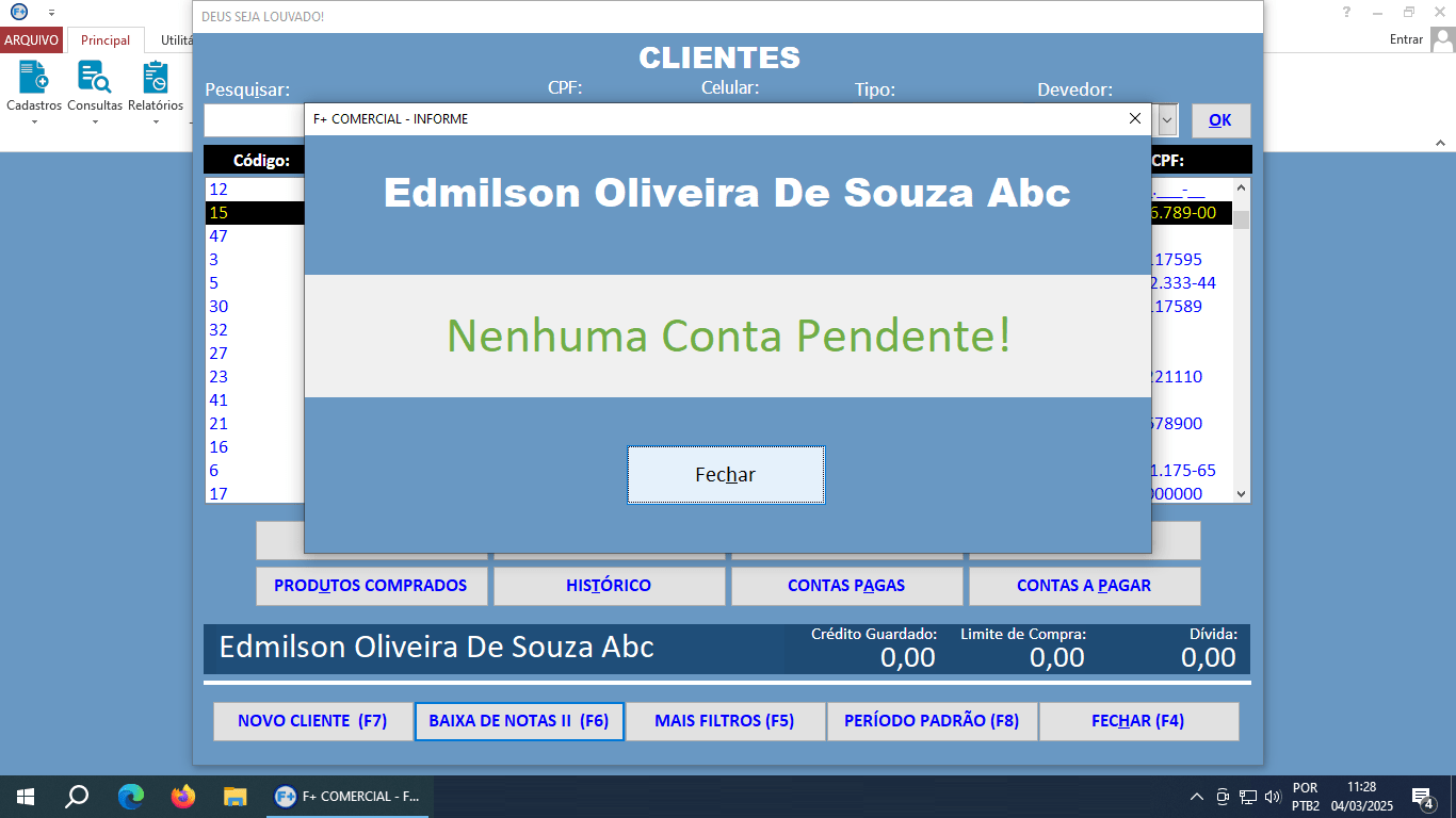 Recebendo Pagamentos de Notas de Saída