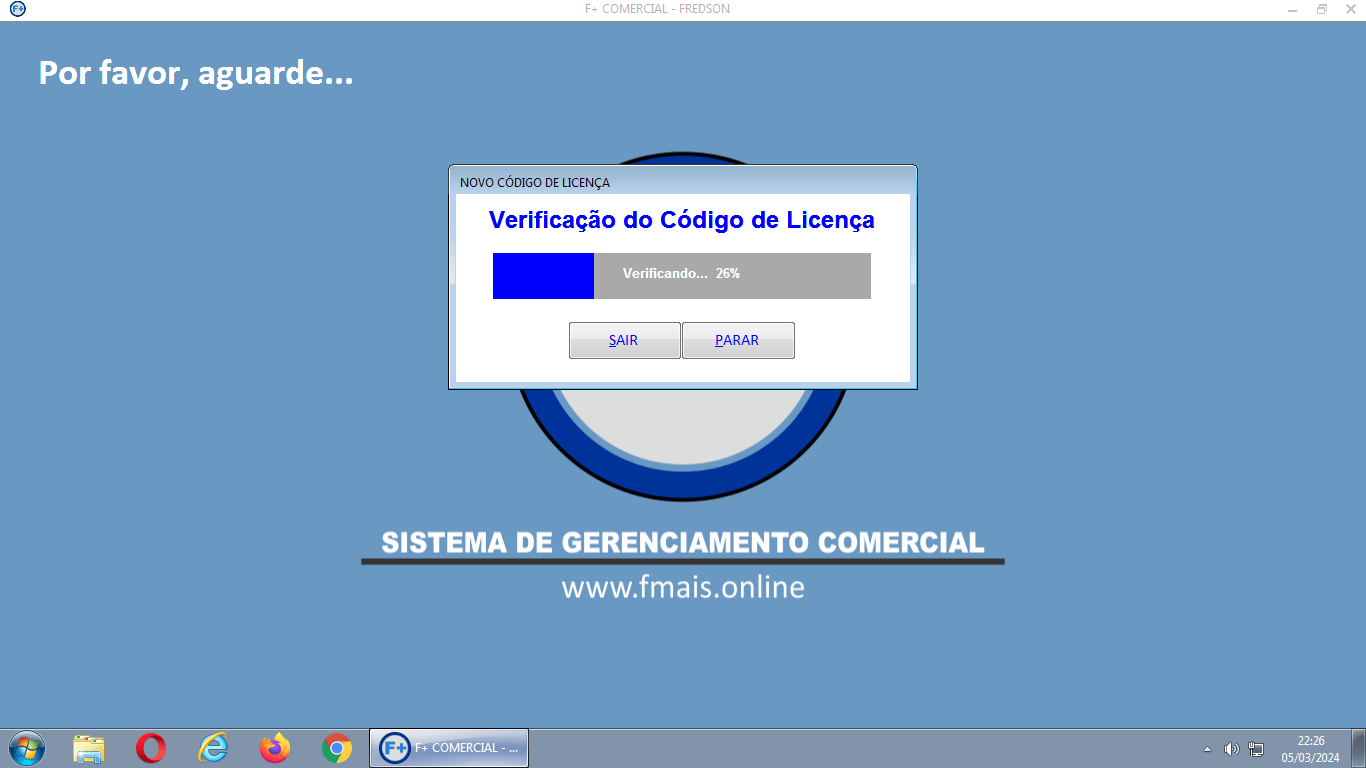 Licenciando o Sistema Licenciando o Sistema