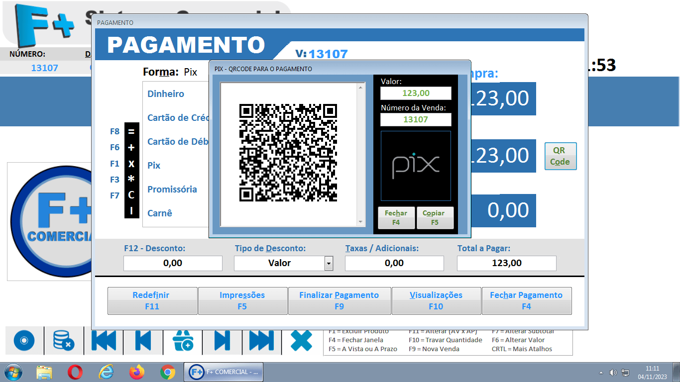 QR Code e Chave Pix QR Code e Chave Pix