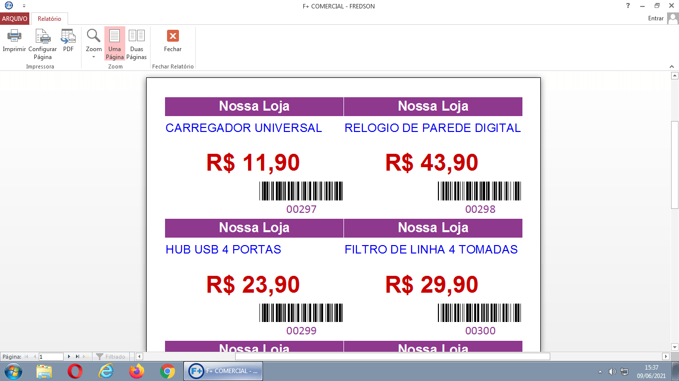 Etiqueta de Preços Etiqueta de Preços 1