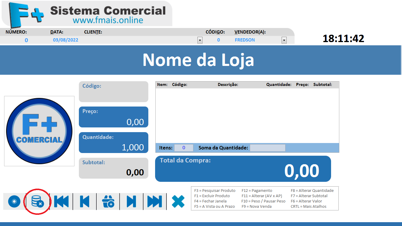 Excluindo Vendas no Sistema Excluindo Vendas no Sistema