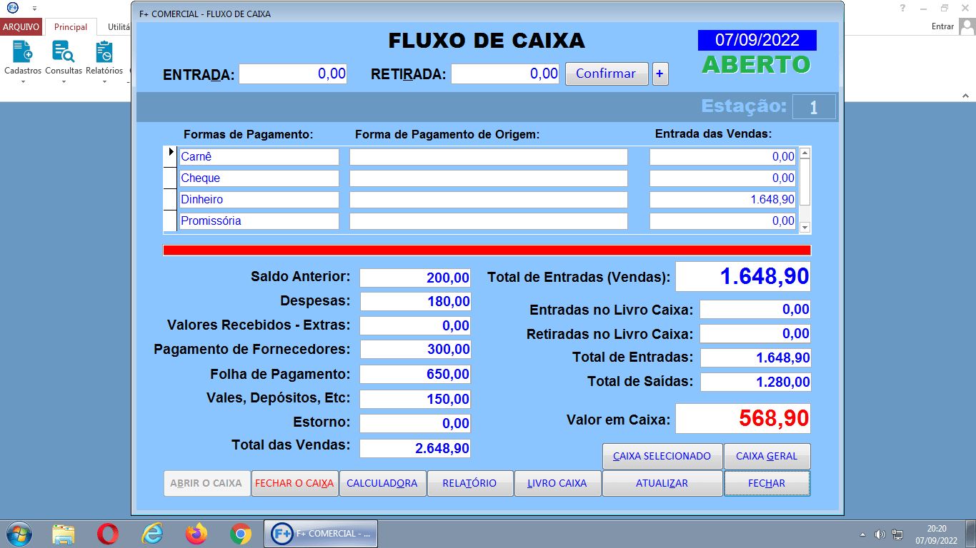 Fluxo de Caixa Fluxo de Caixa