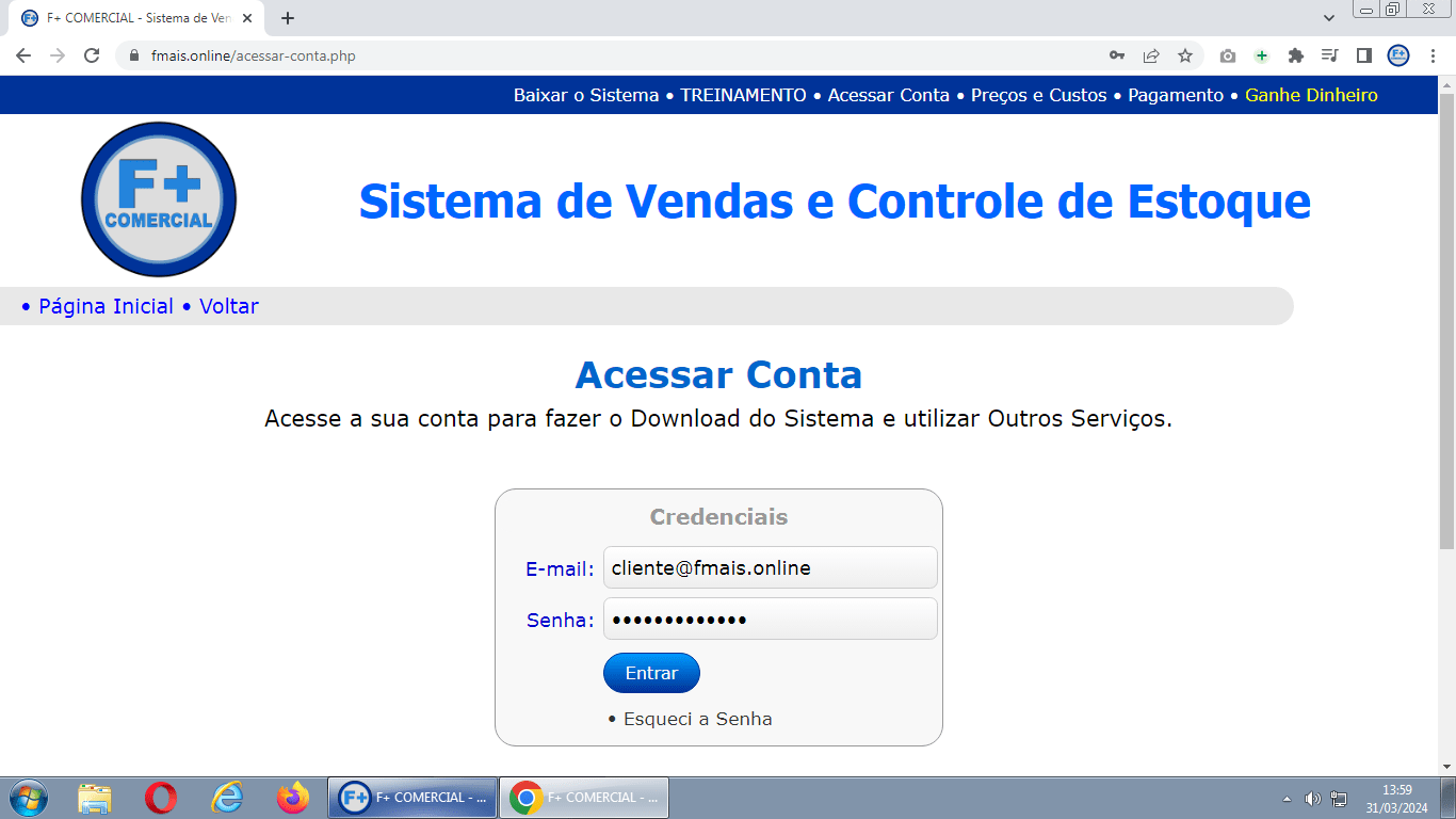 Licenciando o Sistema Licenciando o Sistema