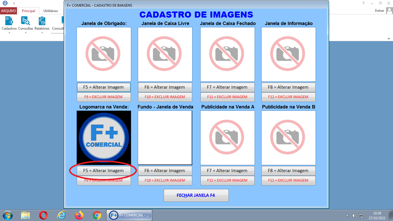 Logomarca na Janela de Vendas Logomarca na Janela de Vendas