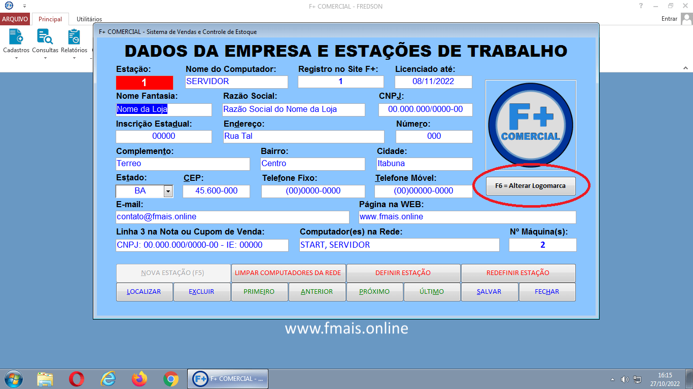 Logomarca nos Relatórios e Cupons Logomarca nos Relatórios e Cupons