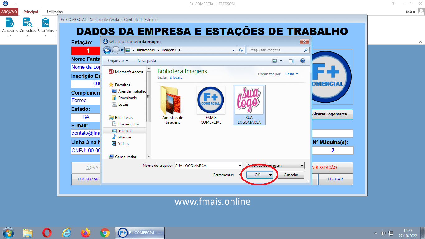 Logomarca nos Relatórios e Cupons Logomarca nos Relatórios e Cupons