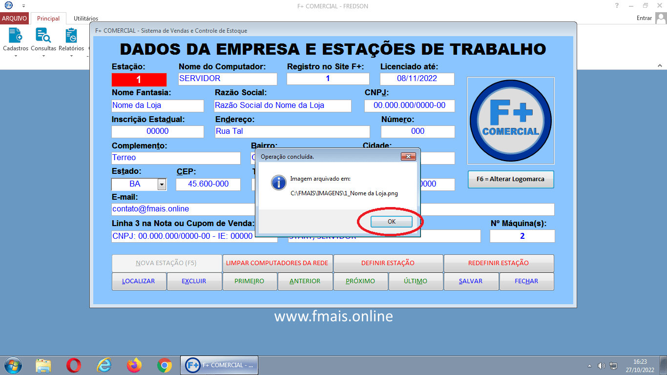 Logomarca nos Relatórios e Cupons Logomarca nos Relatórios e Cupons