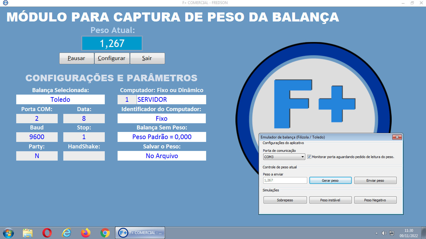 Vendas com Balança Vendas com Balança